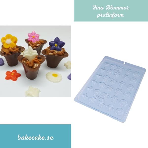 Pralinform Blomma Chokladform - BWB 9704
