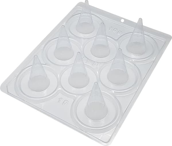 Pralinform Strutar Chokladform - Cone - BWB 15 - Special 3 Part Mold