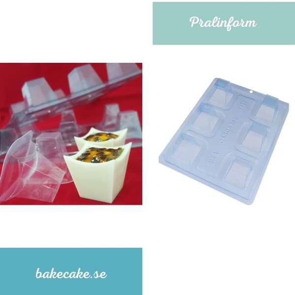 Pralinform Block Kopp Chokladform - BWB 9427 - Special 3 Part Mold