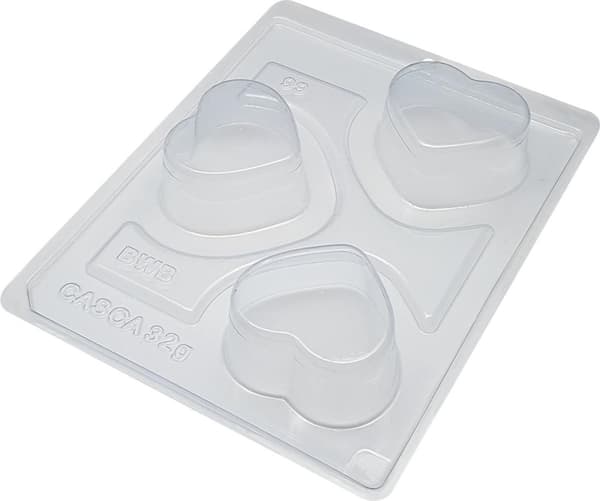 Pralinform Hjärtan Chokladform - BWB 99 - Special 3 Part Mold