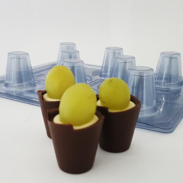Pralinform Kupol Kopp Chokladform - BWB 9435 - Special 3 Part Mold
