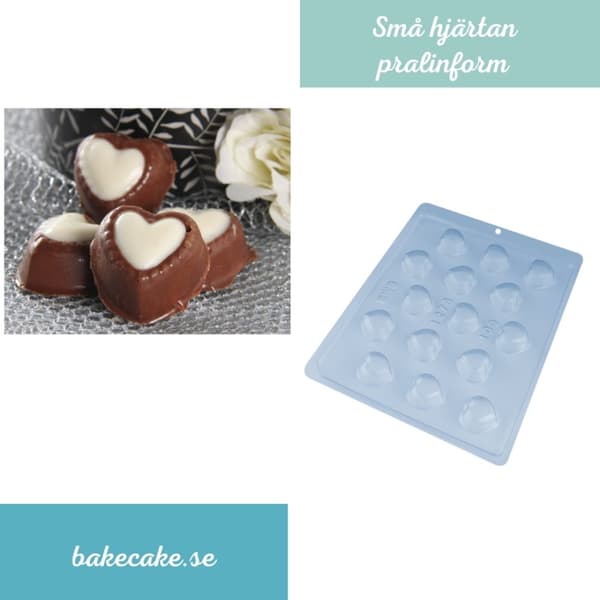Pralinform Hjärta Chokladform - BWB 1278