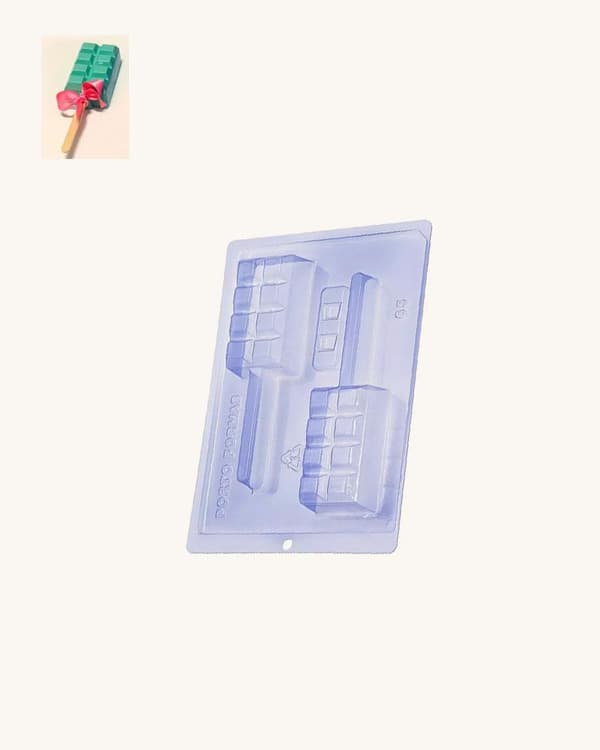 Pralinform Klubba Chokladform - Porto Formas 65 - Special 3 Part Mold