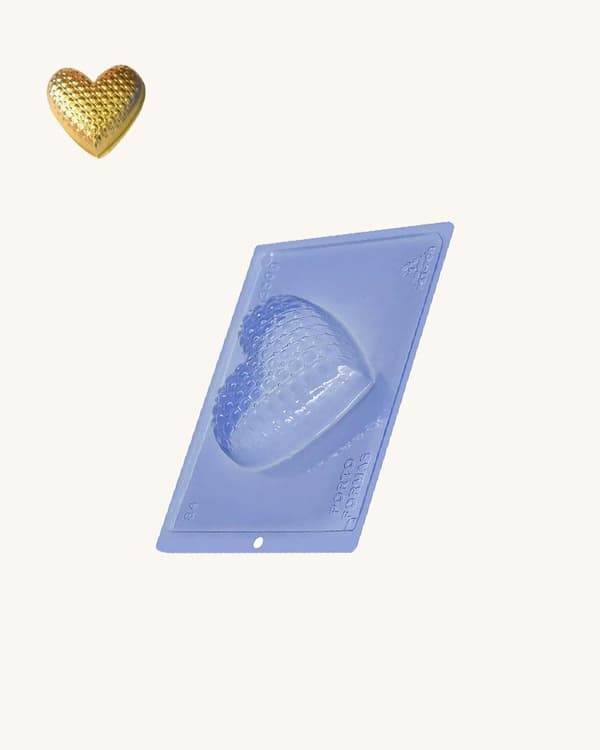Pralinform Hjärta Chokladform - Porto Formas 84 - Special 3 Part Mold