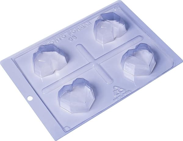 Pralinform Hjärta Diamant - Porto Formas 03 - Special 3 Part Mold