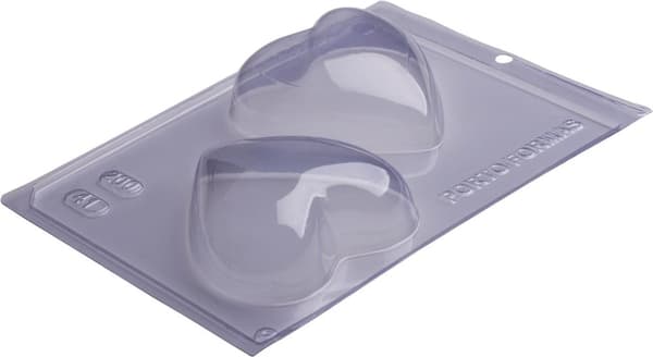 Pralinform Hjärta 200g - Porto Formas 41 - Special 3 Part Mold