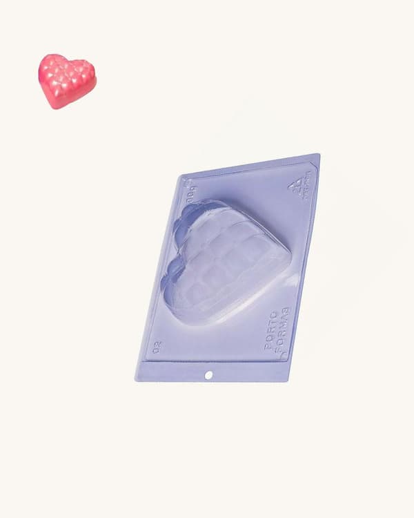 Pralinform Hjärta Chokladform - Porto Formas 02 - Special 3 Part Mold