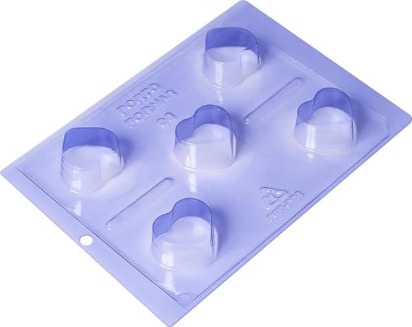 Pralinform Hjärta Chokladform - Porto Formas 06 - Special 3 Part Mold