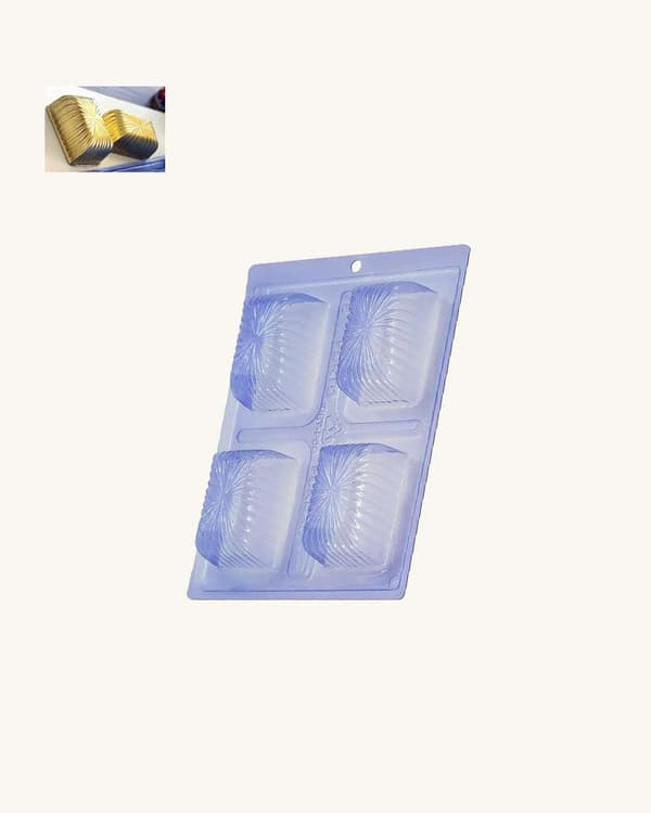 Pralinform Kaksform Chokladform - Porto Formas 78 - Special 3 Part Mold