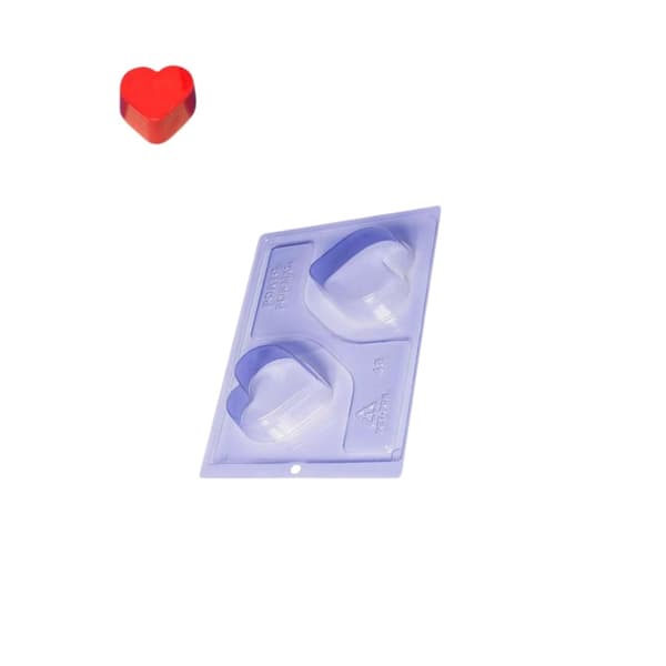 Pralinform Hjärta Chokladform - Porto Formas 48 - Special 3 Part Mold