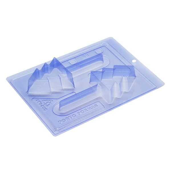 Pralinform Julgran Chokladform - Porto Formas 86 - 3 Part Mold