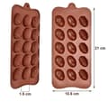 Miniatyrbild 3 av 6: Små Ägg Påskägg Silikonform Chokladform Pralinform Form för Praliner