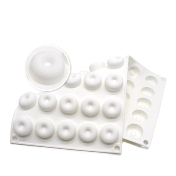 Mini Donut 35 Silikonform Chokladform Pralinform