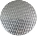 Miniatyrbild 1 av 3: Pme Bakverksram - CBR844 - Tjock rund tårtstöd, plast, silver, 28 x 1,1000000000000001 x 28 cm