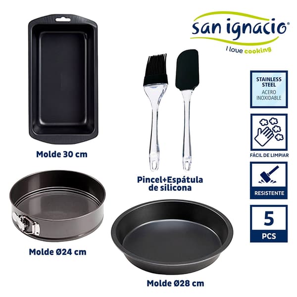 San Ignacio San Ignacio X Kinvara 28x28 Cm Kageform 3 Enheder