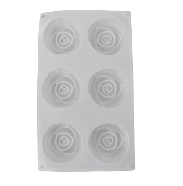 Rosor 6st Silikonform | Mousseform Ros