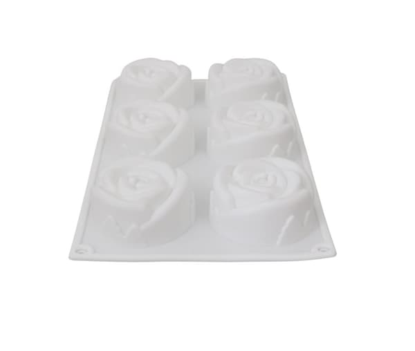Rosor 6st Silikonform | Mousseform Ros