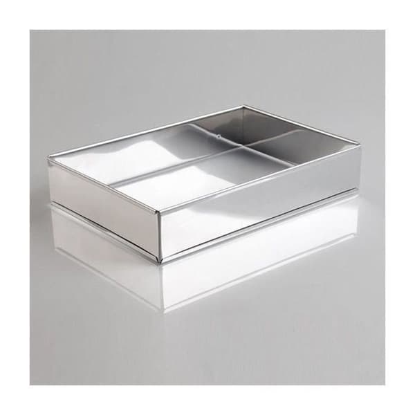 Bakform - LARES - Modell 6012 - Utsträckbar 25 till 46 cm - Rostfritt stål - Höjd 4,7 cm