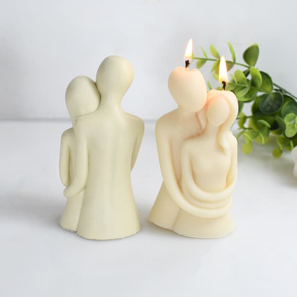 INF Omfavnende Par Lys Silikoneform - DIY Boligindretning