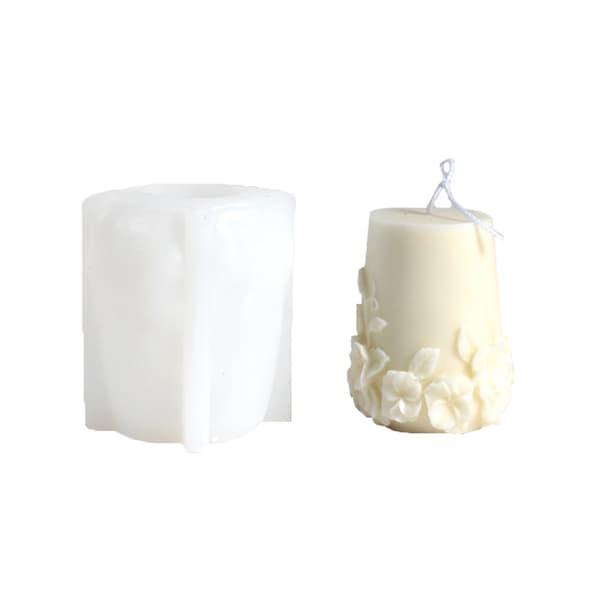 INF Stor Rattan Blomst Silikonform for DIY Håndverk