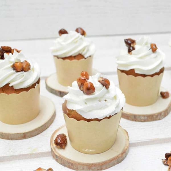 Kraft cupcake- och muffinsformar 25 stycken