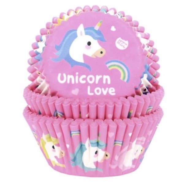 50 Unicorn Cupcake-fodral