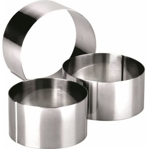 Kvalitativt rostfritt cirkel - Ibili - Clasica - Tjocklek 0,9 mm - Höjd 4,5 cm - Diameter 6 cm