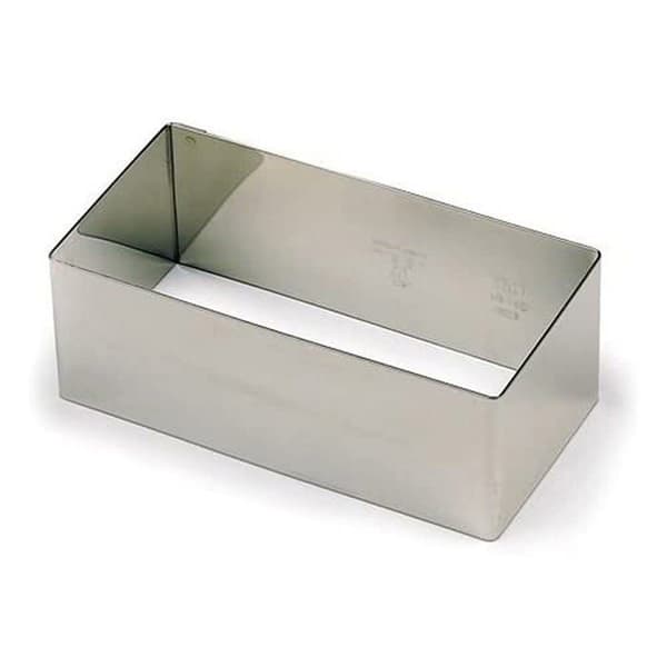 Paderno Bakverksram - 47426-07 - Rektangulär Bakverksram i rostfritt stål, Höjd 45 cm