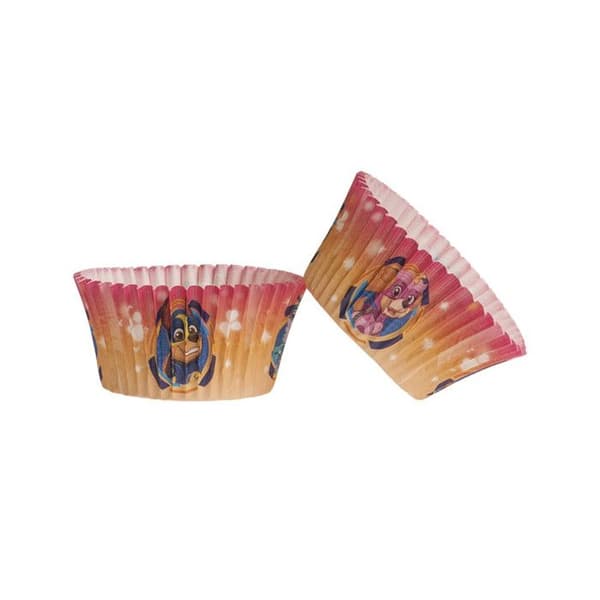 25 Pappersformar för cupcakes Patrullhundarna 5 x 3 cm