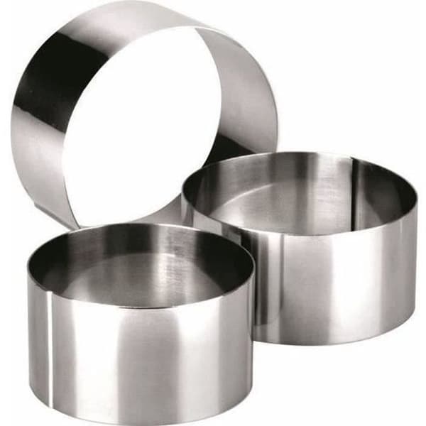 Cirkle i rostfritt stål - IBILI - Klassisk modell - 7 cm - Höjd 4,5 cm - Kompatibel med ugn