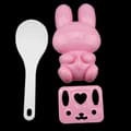 Miniatyrbild 3 av 10: 3st Livsmedelskvalitet PP Tecknad Kanin Modell Sushi Risform DIY Hantverk Onigiri Make Tool (Rosa)