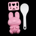 Miniatyrbild 8 av 10: 3st Livsmedelskvalitet PP Tecknad Kanin Modell Sushi Risform DIY Hantverk Onigiri Make Tool (Rosa)