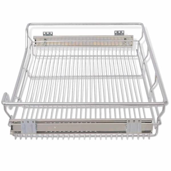 vidaXL Uttrekkbare kurvskuffer 2 stk 800 mm