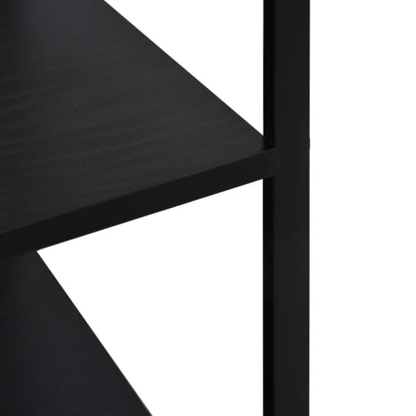 vidaXL Köksskåp för mikrovågsugn svart 60x39,6x123 cm konstruerat trä