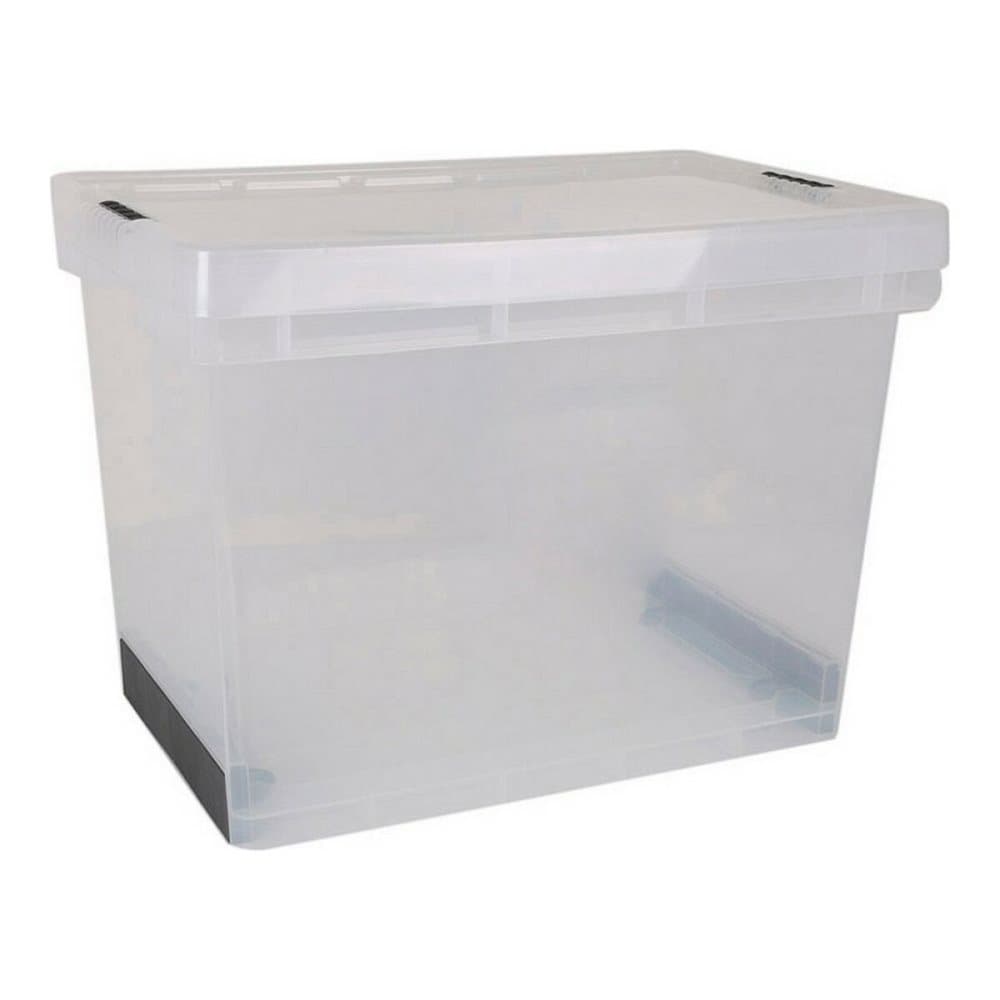 Förvaringslåda med lock Evolution Transparent (39 x 29 x 20,5 cm)