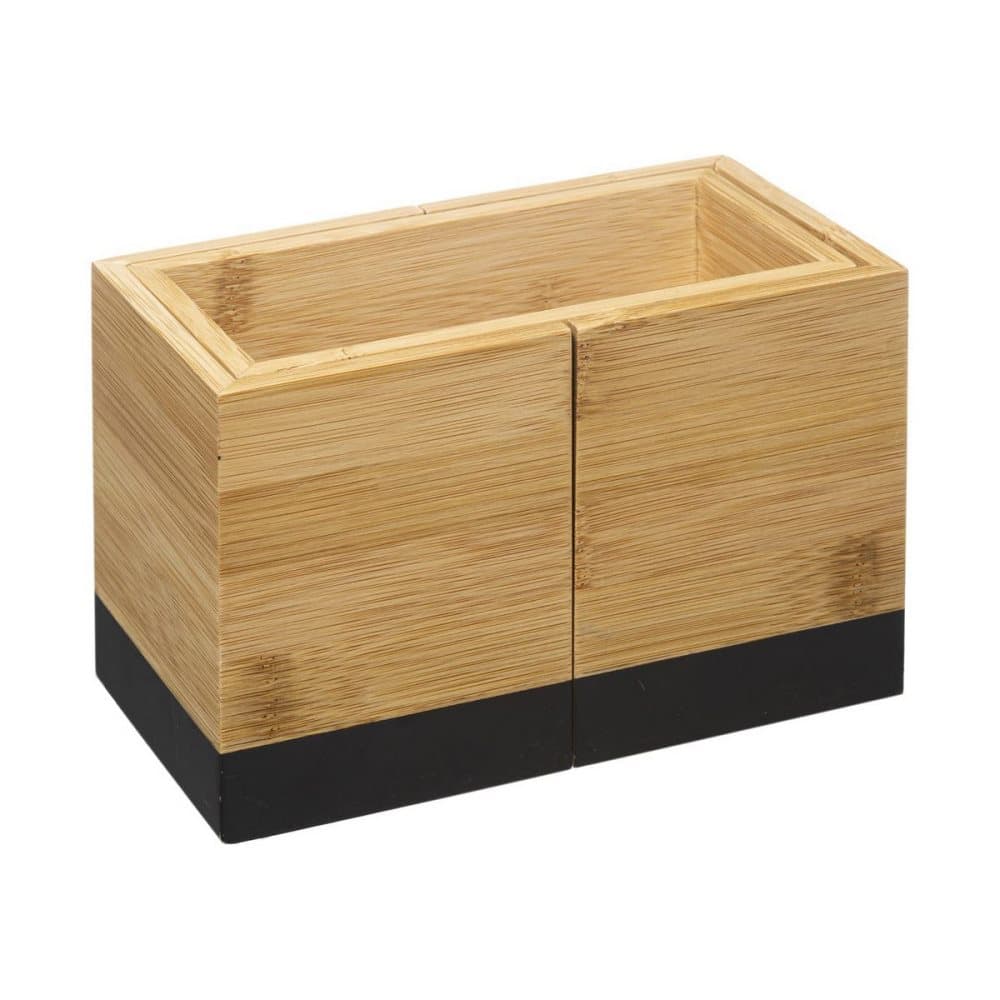 Flerfunktionell förvaring 5five Noir Kitchen Svart (18 x 12 x 10 cm)