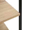 Miniatyrbilde 5 av 8: vidaXL Hylle til mikrobølgeovn svart eik 60x39,6x79,5cm konstruert tre