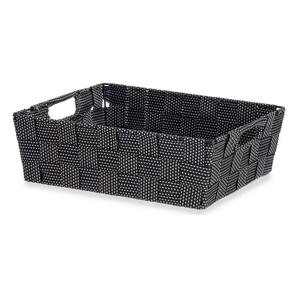 Korg Kipit Svart Tyg 23 x 8 x 27 cm