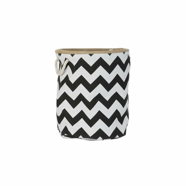 Kori DKD Home Decor Valkoinen Musta Juutti Siksak Moderni 38 x 38 x 45 cm