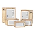 Pikkukuva 1 / 4: Pyykkikori DKD Home Decor Luonnollinen Paolownia wood (40 x 30 x 55 cm) (5 Kappaletta)