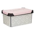Pikkukuva 1 / 2: Säilytyslaatikko kannella Kipit Vibes Pinkki Muovinen 5 L 19 x 13,5 x 29,5 cm