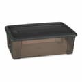 Pikkukuva 2 / 2: Laatikko ja kansi Stefanplast Elegance Harmaa 19,5 x 11,5 x 33 cm Muovinen 5 L (12 osaa)