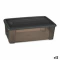 Pikkukuva 1 / 2: Laatikko ja kansi Stefanplast Elegance Harmaa 19,5 x 11,5 x 33 cm Muovinen 5 L (12 osaa)