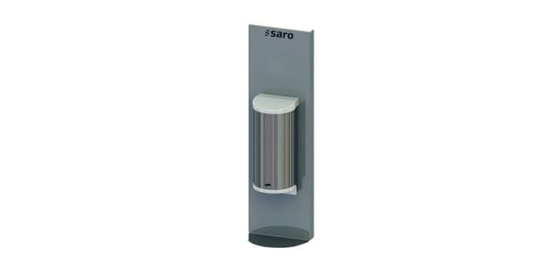 Saro Håndsprit dispenser, Hel, uden sensor, rustfrit stål