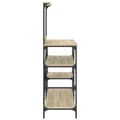 Miniatyrbilde 4 av 10: vidaXL Bakehylle sonoma eik 90x40x132 cm konstruert tre og metall