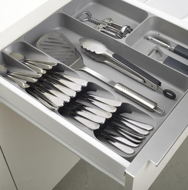 JJ-Organizer laatikoille, harmaa DrawerStore