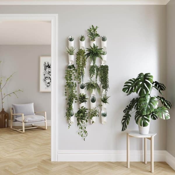 UMBRA-Blomsterstativ/vægbeslag hvid, FLORALINK