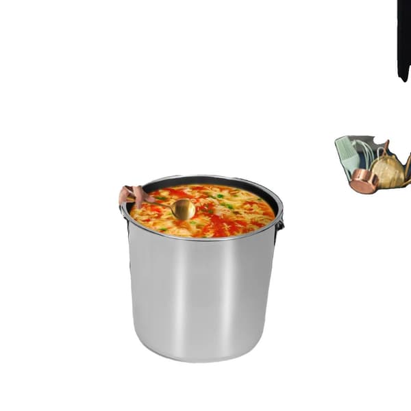 Rostfritt Stål Hink, 12L Kapacitet, Livsmedelsklassat Material, Mångsidig för Kök Användning