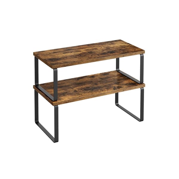 Køkkenopbevaring Berger-Metal-Stackable-blæk-zwart-vintage brun