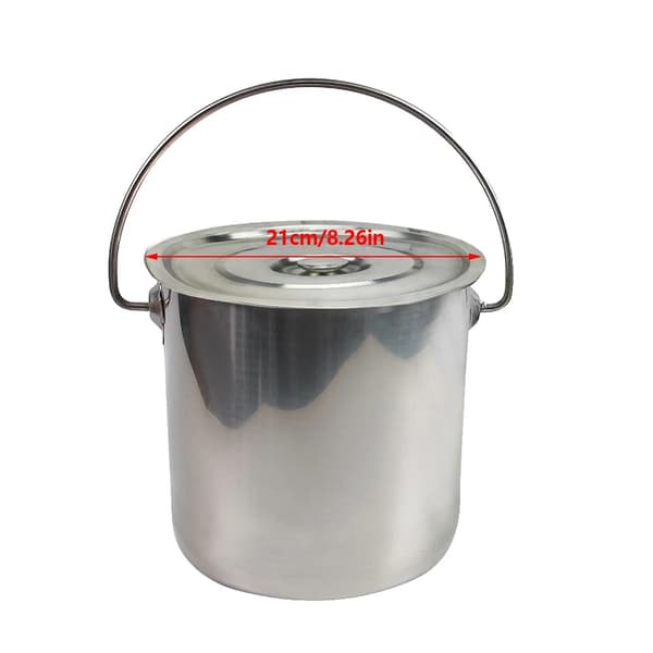 Rostfritt Stål Kökshink, 6L Kapacitet, Praktisk Lockdesign,S, 6L